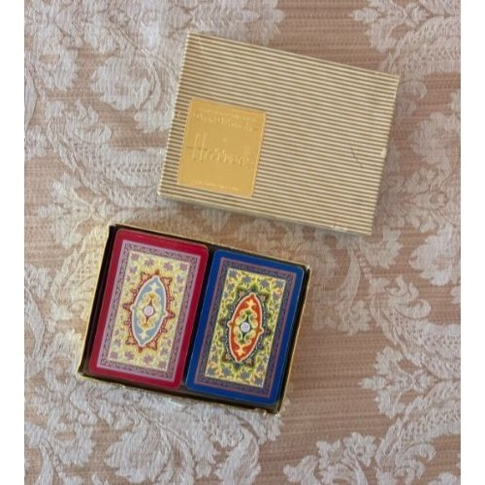 Congress Playing Cards Joker Vintage US Collector Moroccan Medallion Design